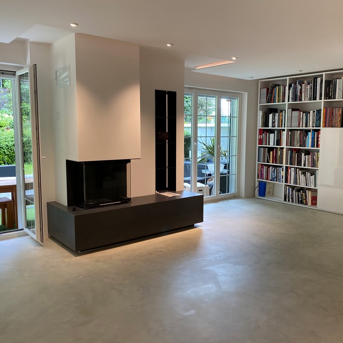 Umbau Villa in Riehen im Loftstil